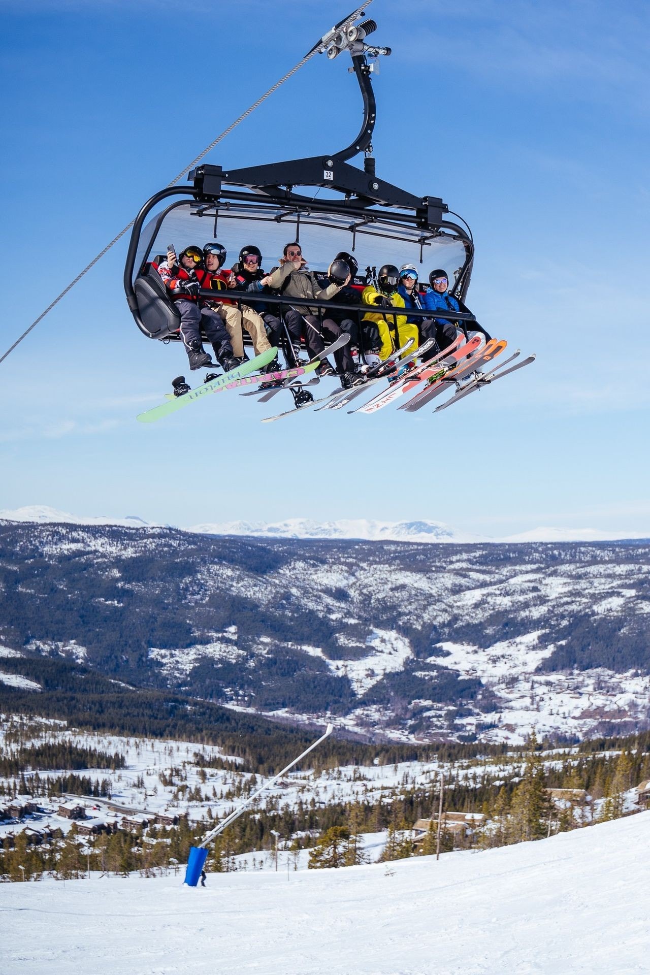 8-seters ekspress stolheis med komfortseter tar deg til topps Galleribilde