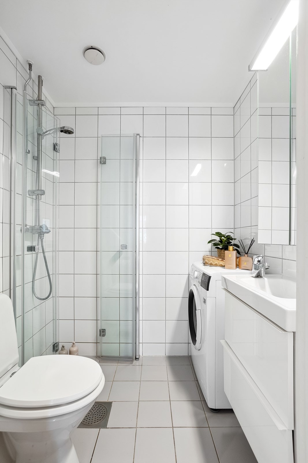 Badet ble pusset opp i 2001/2002 i forbindelse med borettslagets våtroms- og rørrehabiliteringsprosjekt. Prosjektet omfattet en fullstendig utskiftning av alle vann- og avløpsrør. Galleribilde