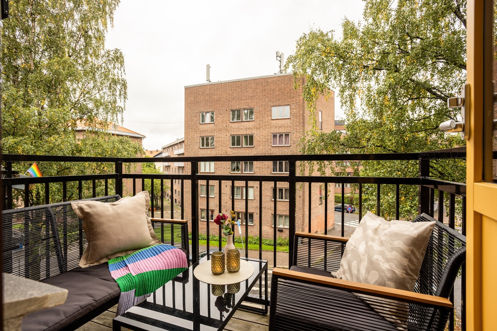 Fra stuen har du utgang til en flott vestvendt balkong på ca. 3m². Galleribilde