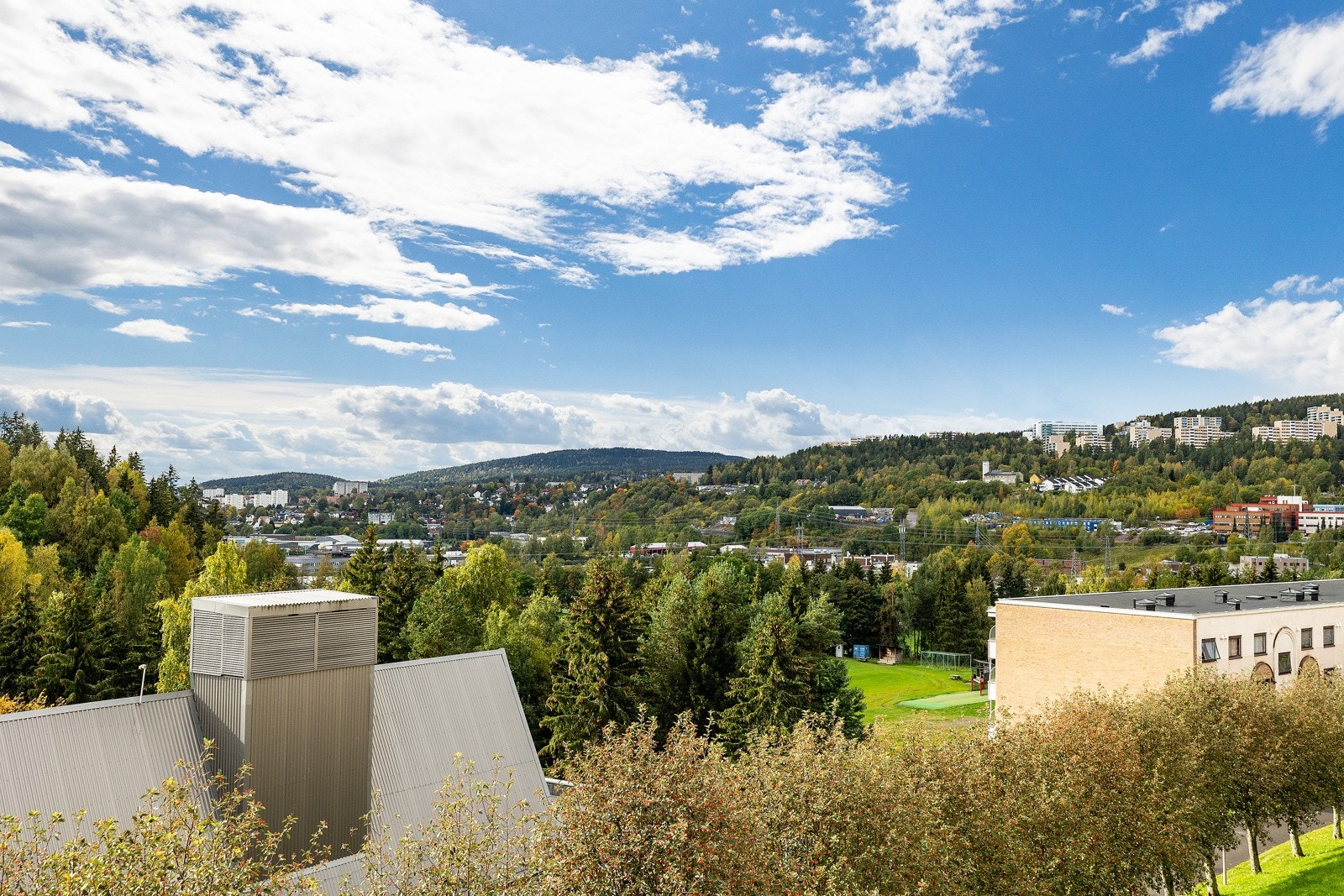 Utsikt fra balkongen. Galleribilde