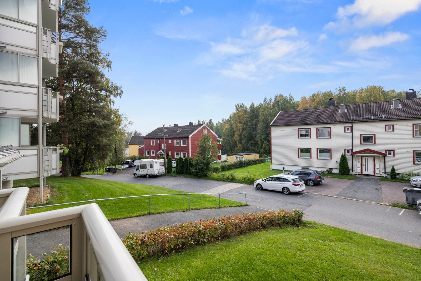 Utsyn fra balkongen Galleribilde