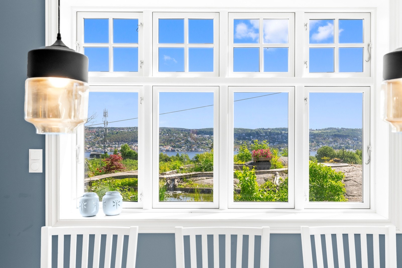 Her har du flott utsikt utover Oslofjorden og over mot Drøbak! Galleribilde