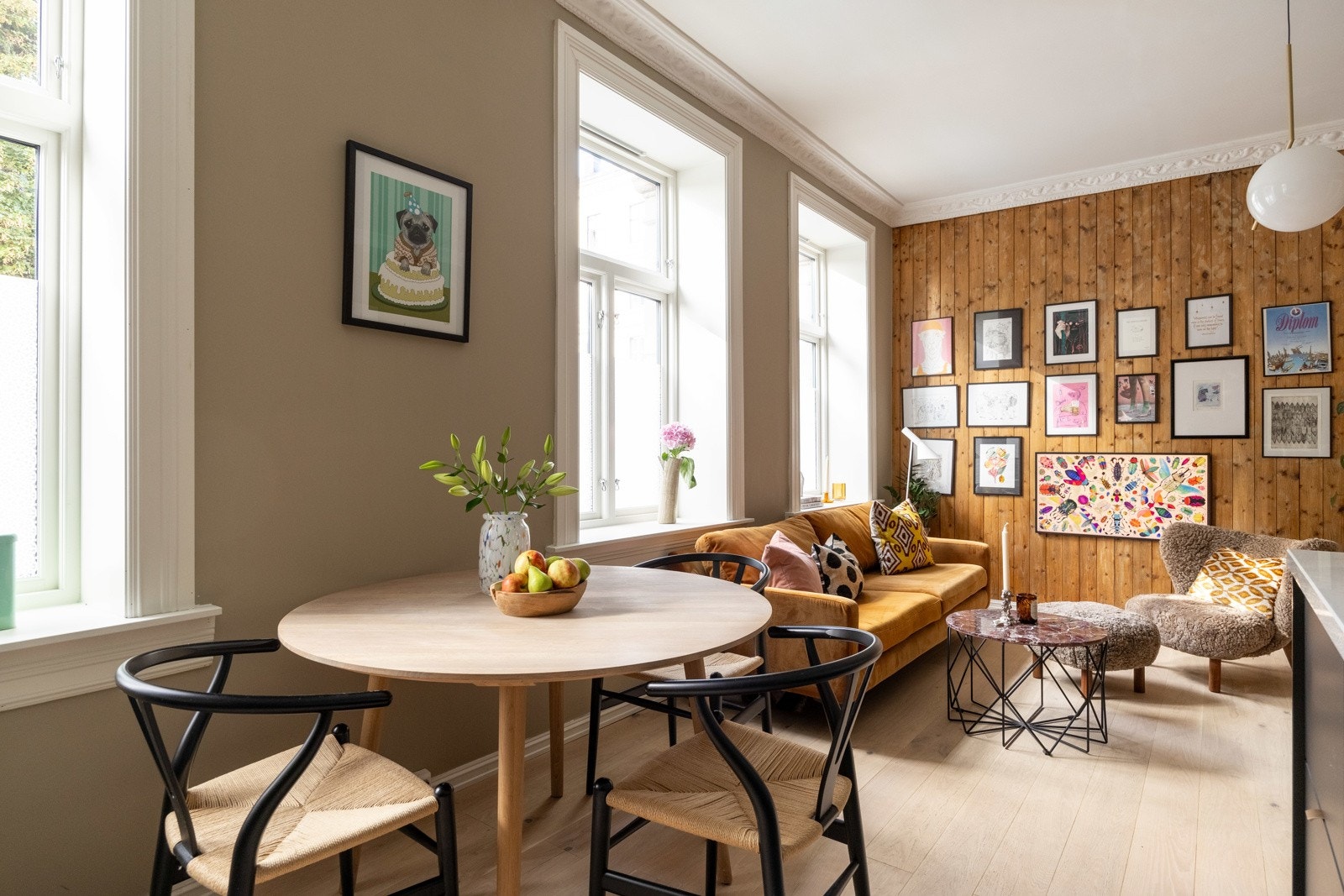 Sosialt kjøkken med plass til ønskelige møblementer. Galleribilde