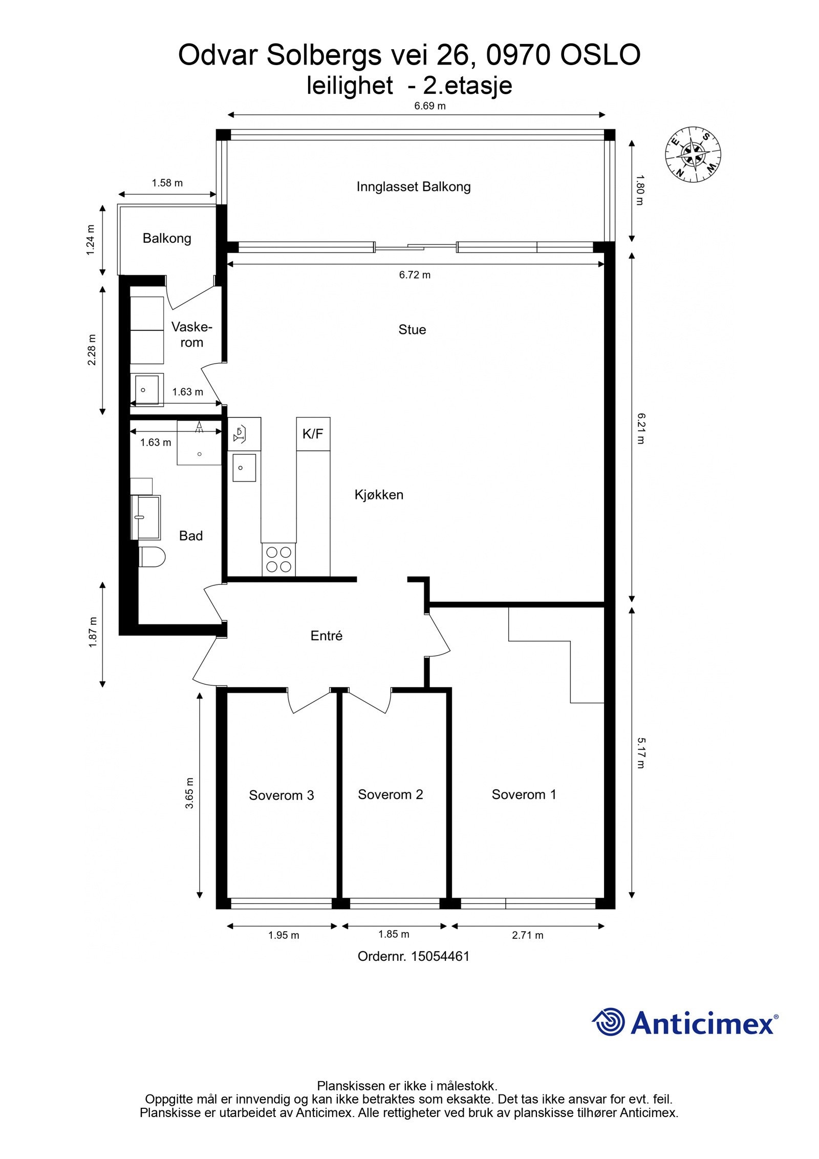 Plantegning Galleribilde