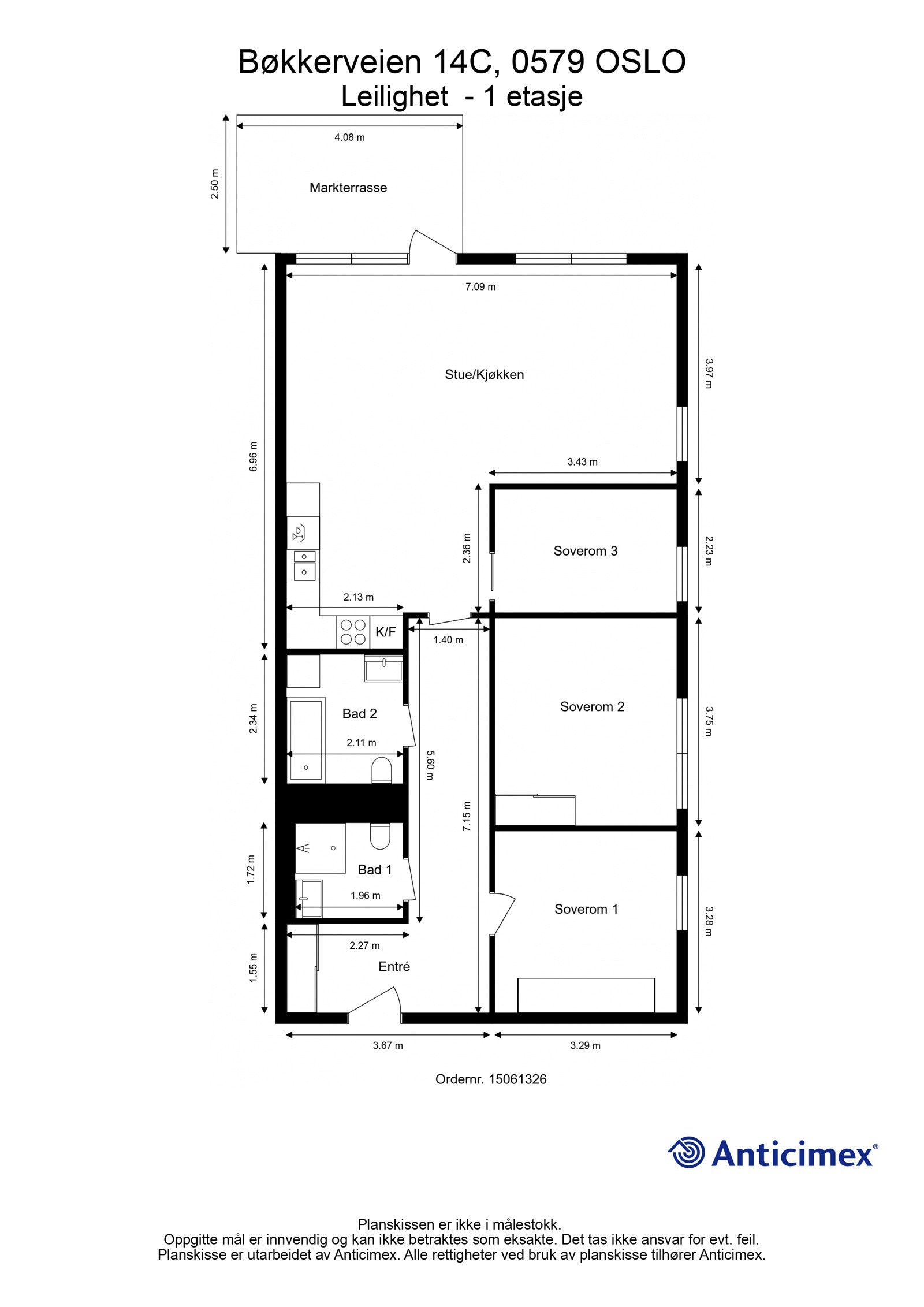 plantegning Galleribilde