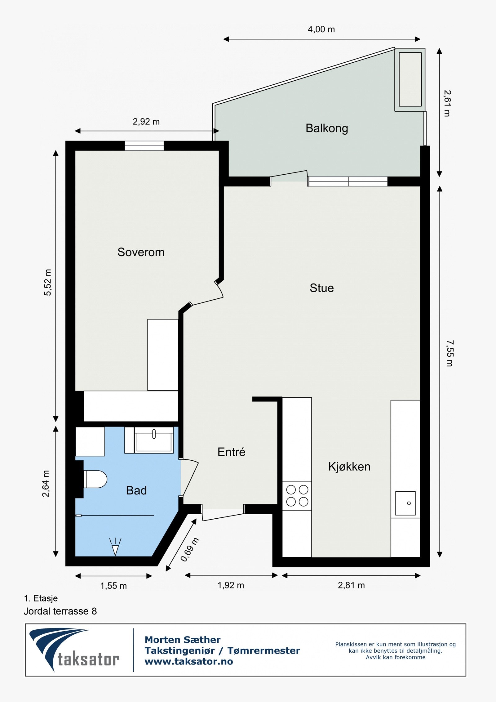 Plantegning Galleribilde
