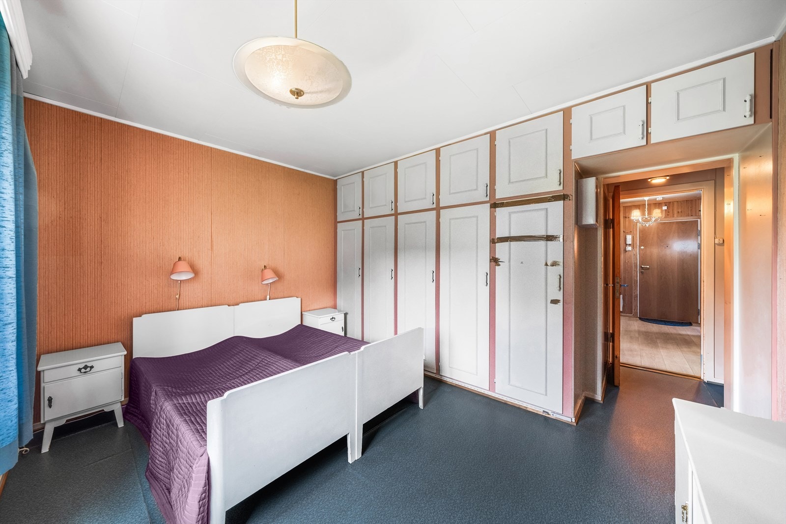 Hovedsoverom med innebygde garderobeskap. Galleribilde