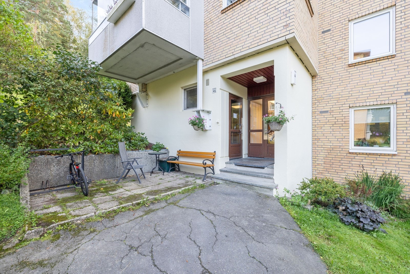Hyggelig inngangsparti Galleribilde
