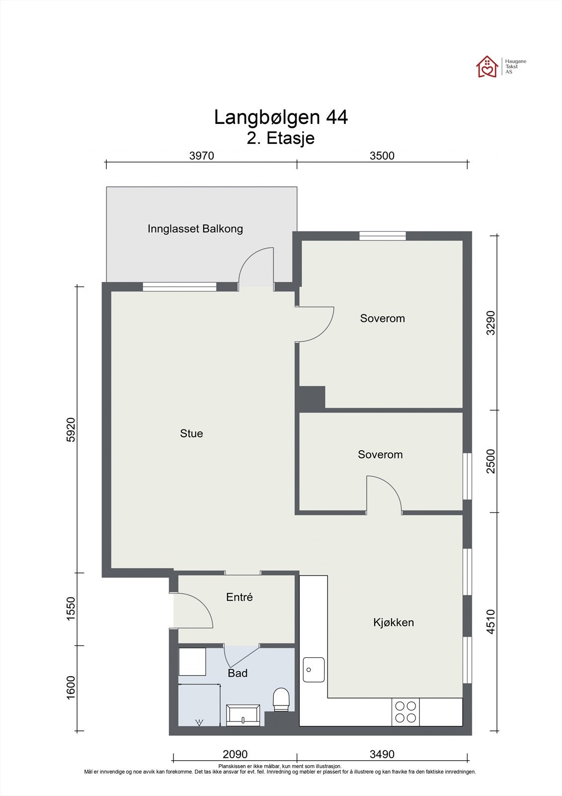 Plantegning Galleribilde