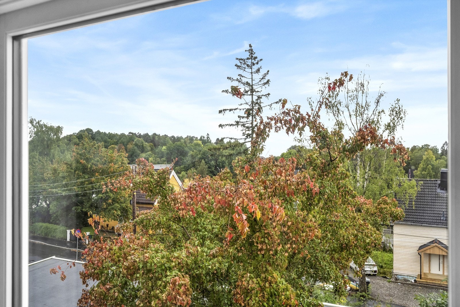 Utsyn fra soverom. Galleribilde