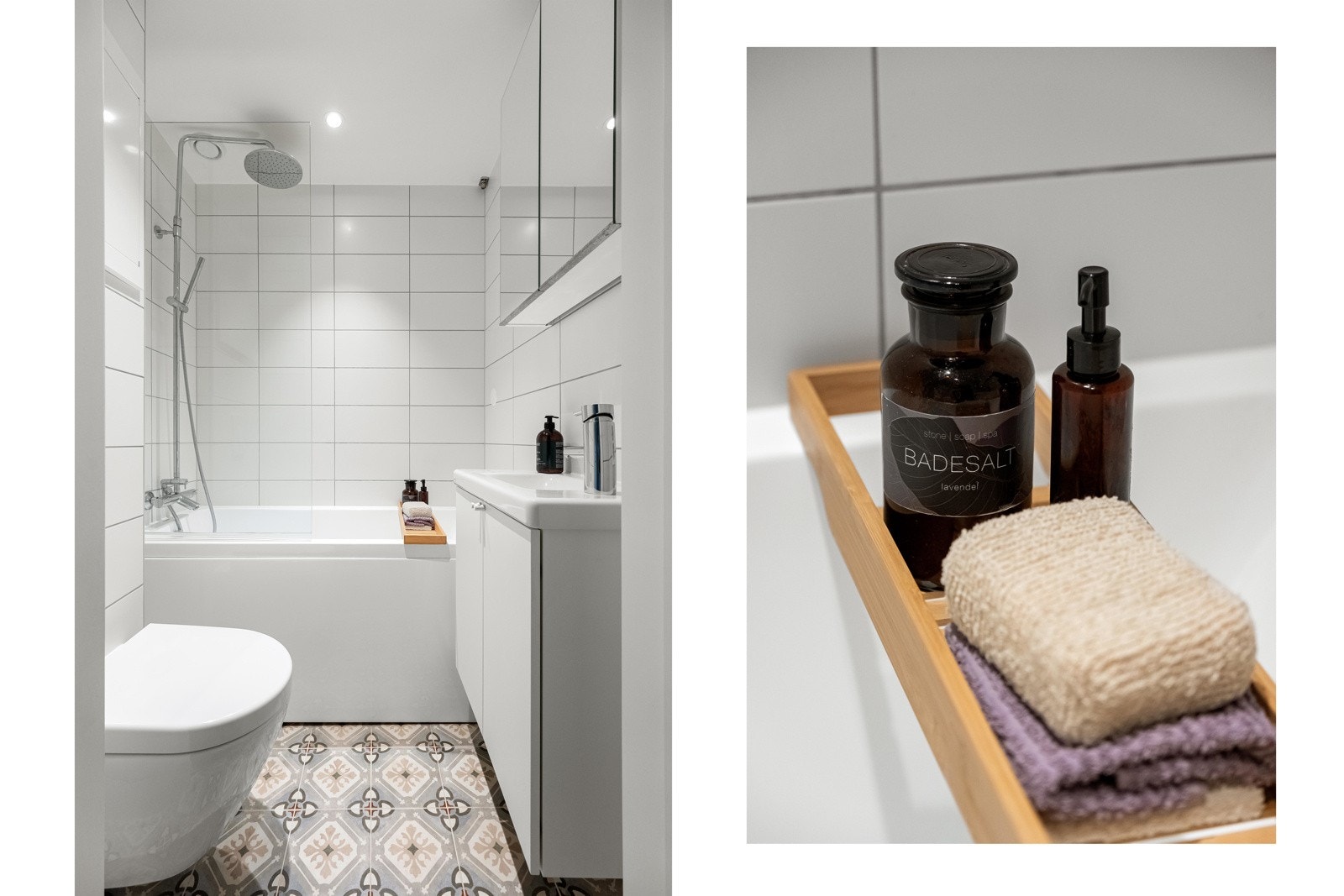 Og siden vi først har nevnt badet, kan vi se nærmere på det med én gang. Badet ble nemlig pusset opp av aksjelaget i 2023, så her kommer du virkelig til dekket bord. Galleribilde