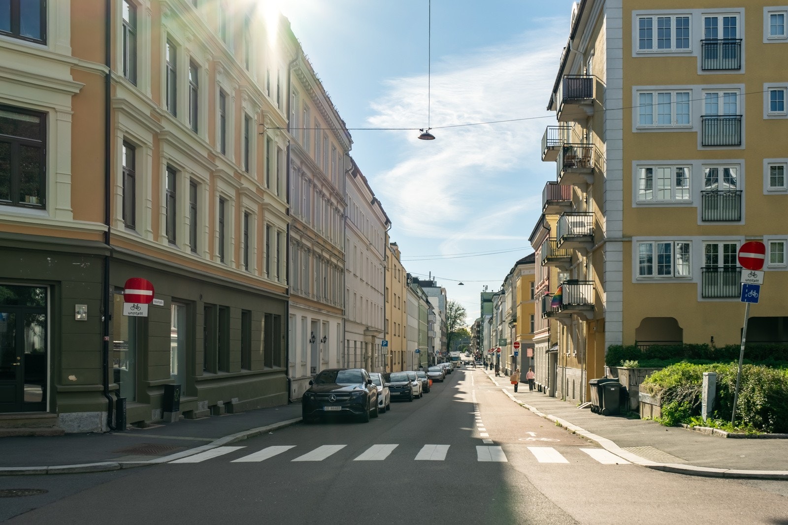 Området rundt boligen er svært trafikkstille og rolig. Galleribilde
