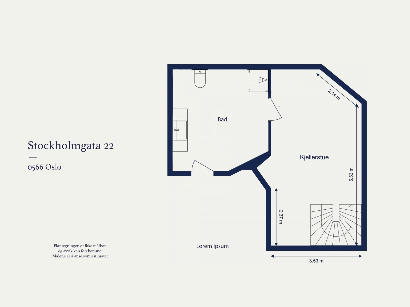 Alternativ plantegning. Galleribilde