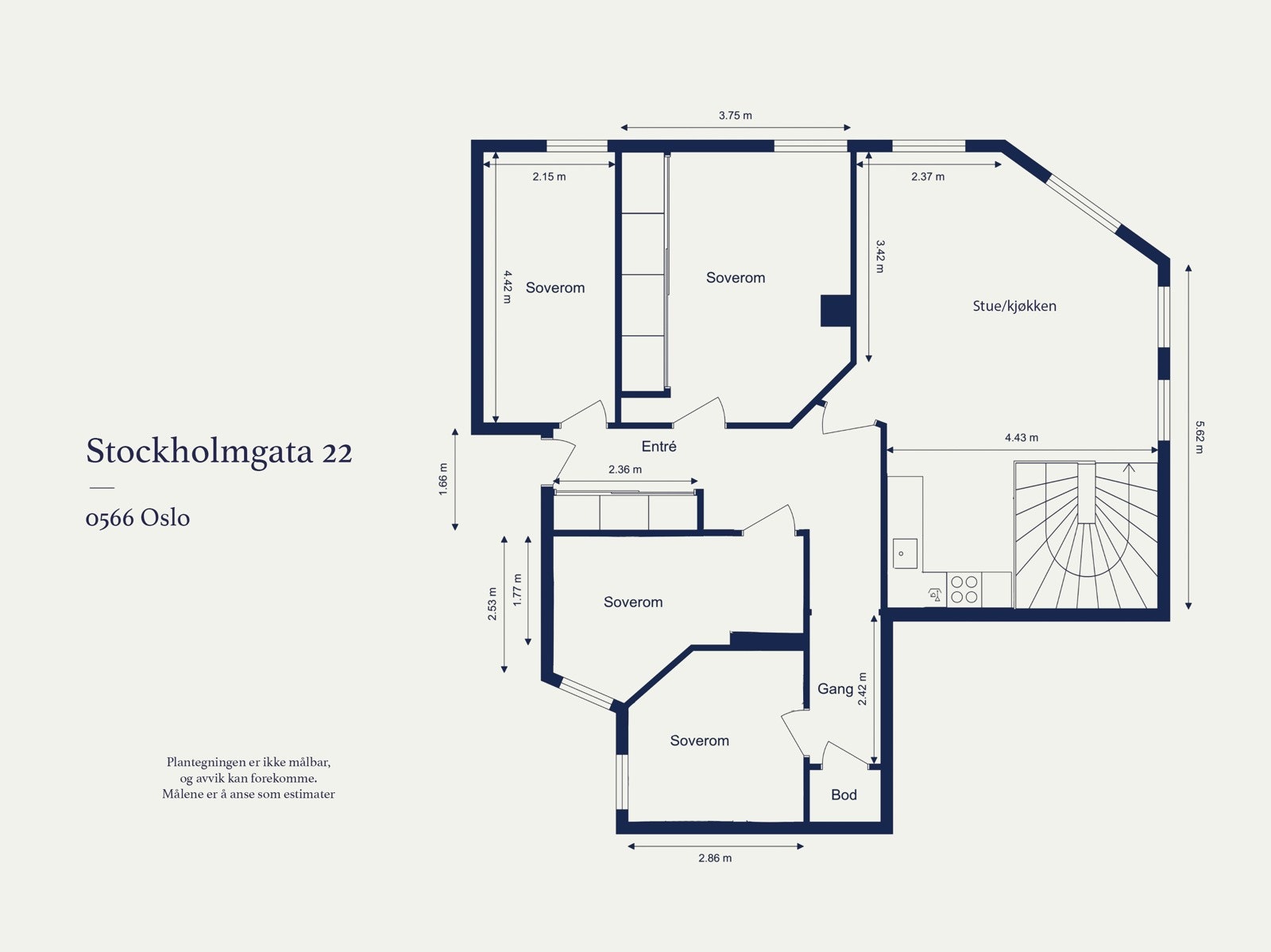 Alternativ plantegning. Galleribilde