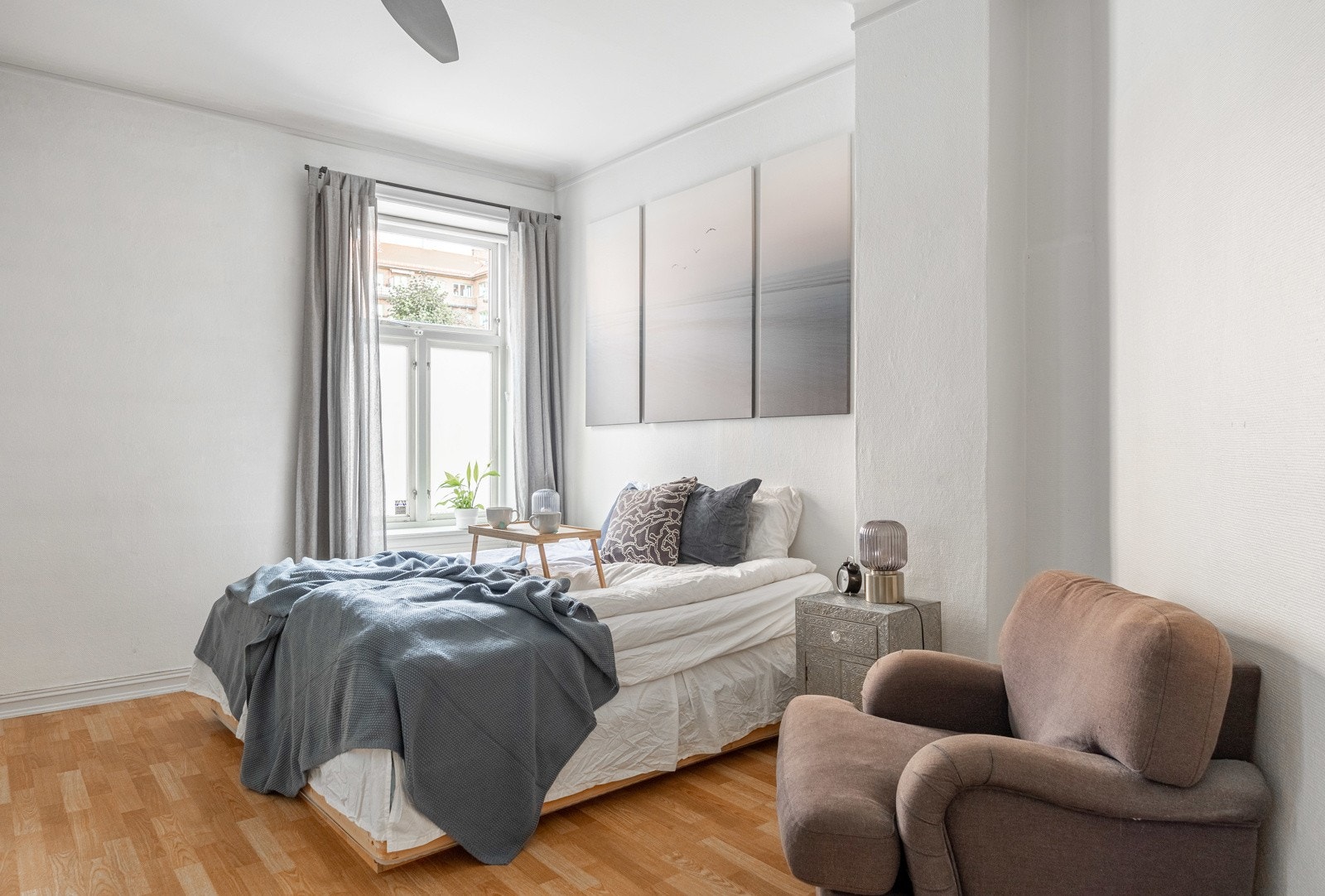 Leiligheten har totalt to soverom. Galleribilde