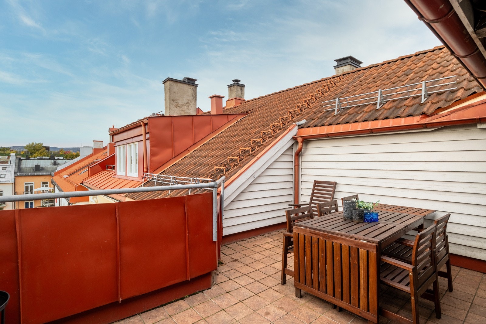 Felles takterrasse. Galleribilde