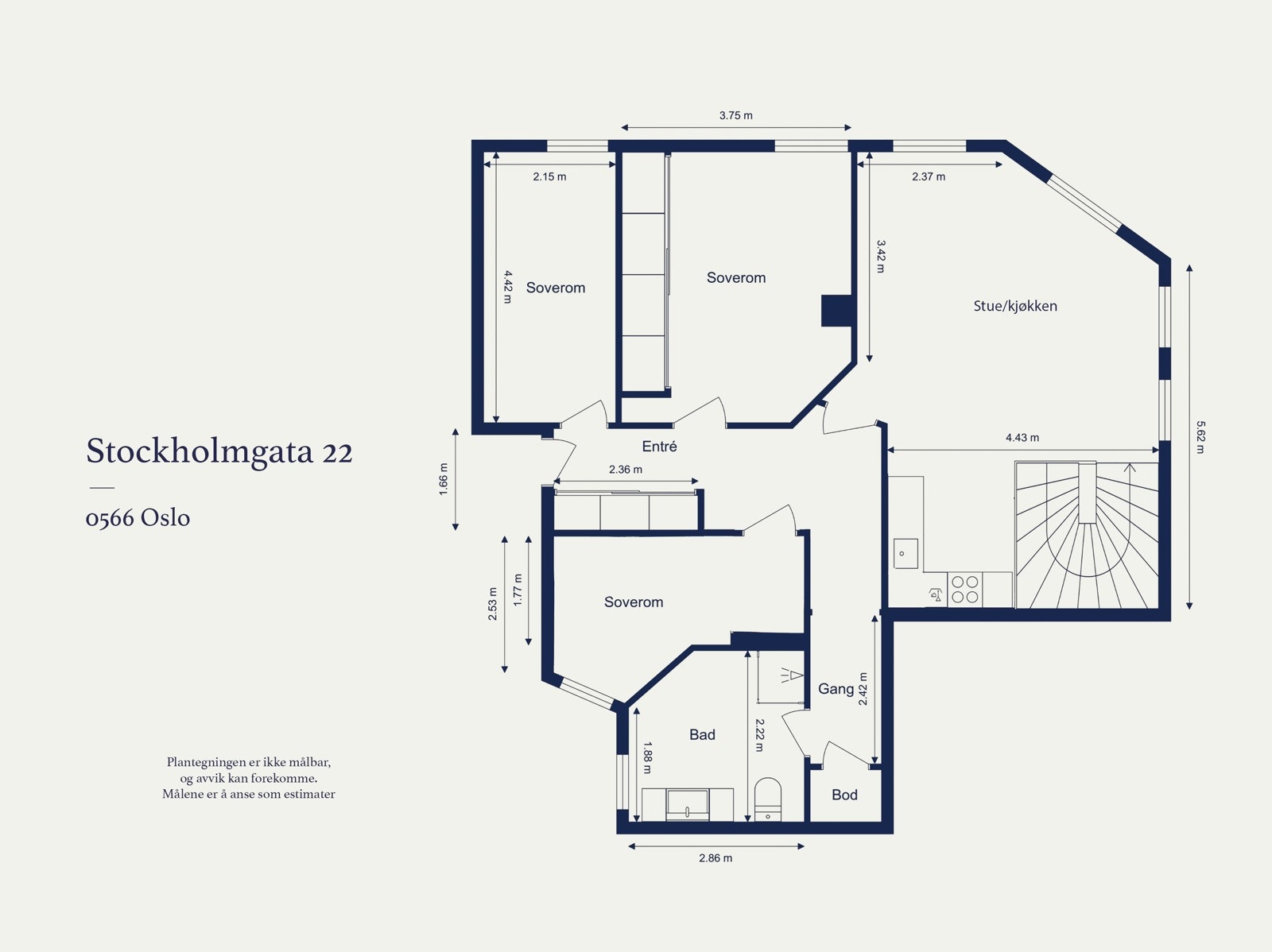 Alternativ plantegning. Galleribilde