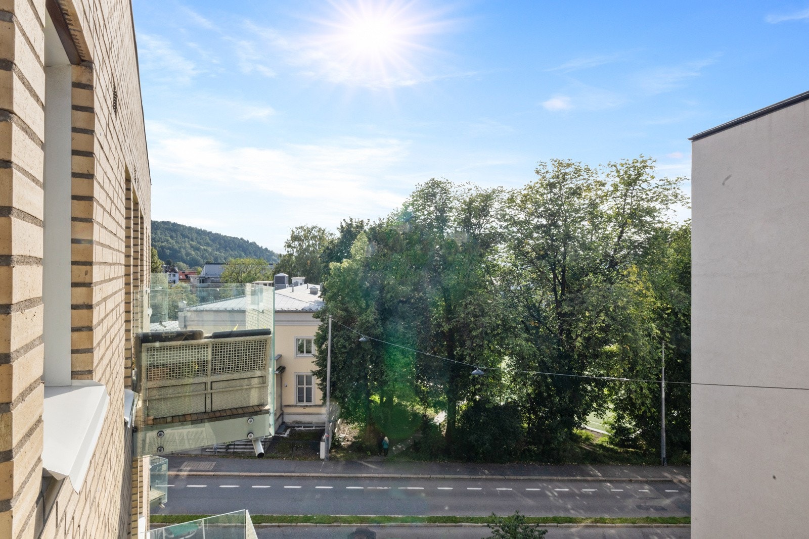 Meget gode solforhold på balkongen. Galleribilde