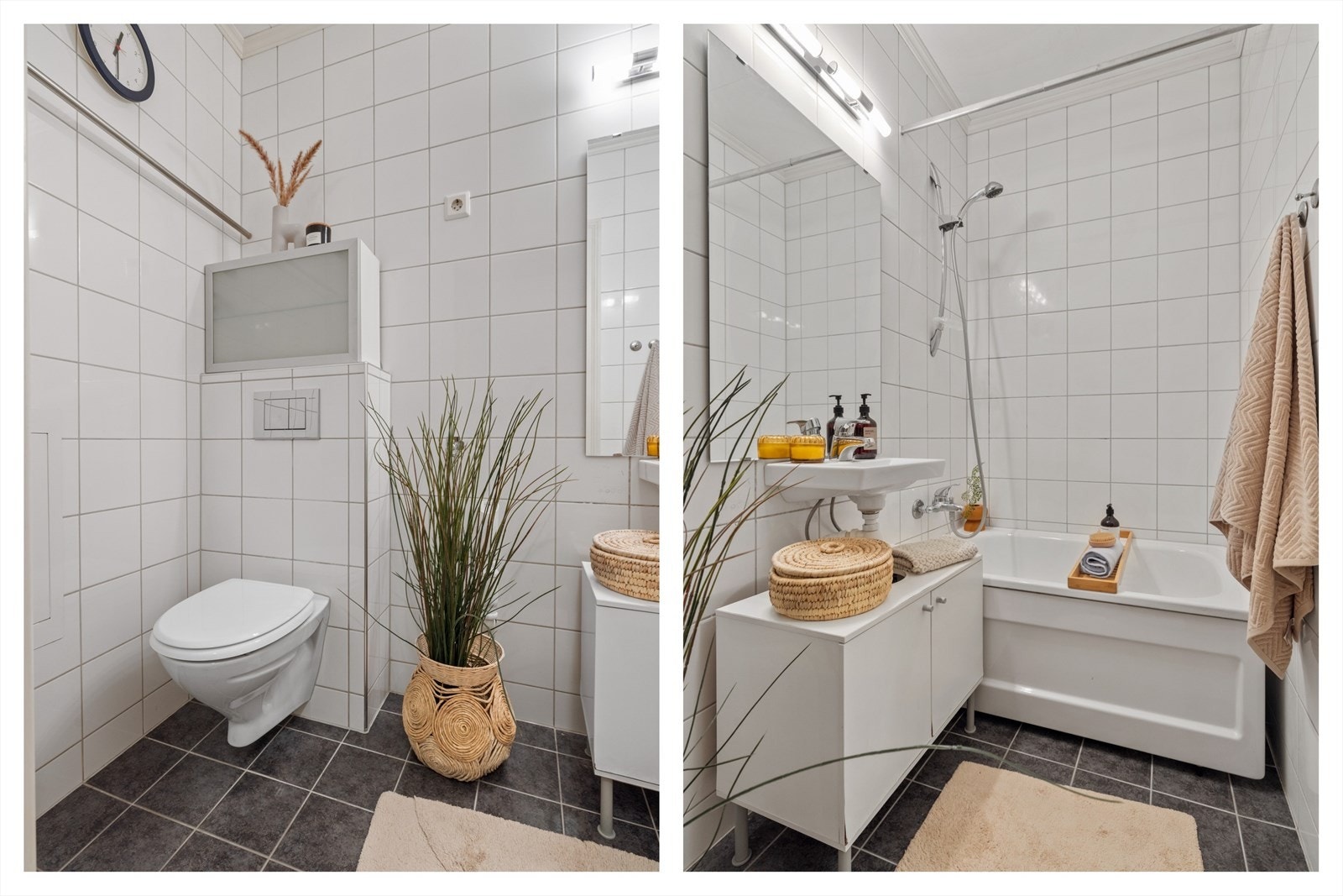 Opplegg for vaskemaskin. Varmtvann er inkludert i felleskostnadene Galleribilde