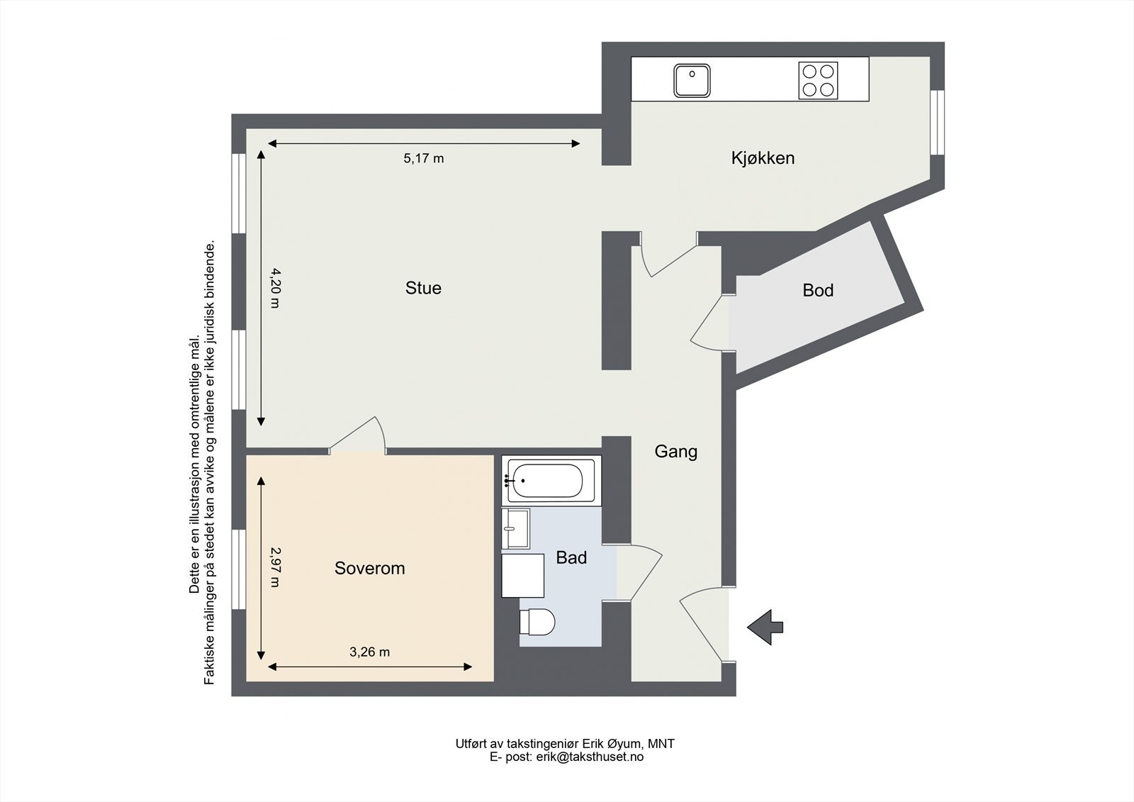 Plantegning Galleribilde