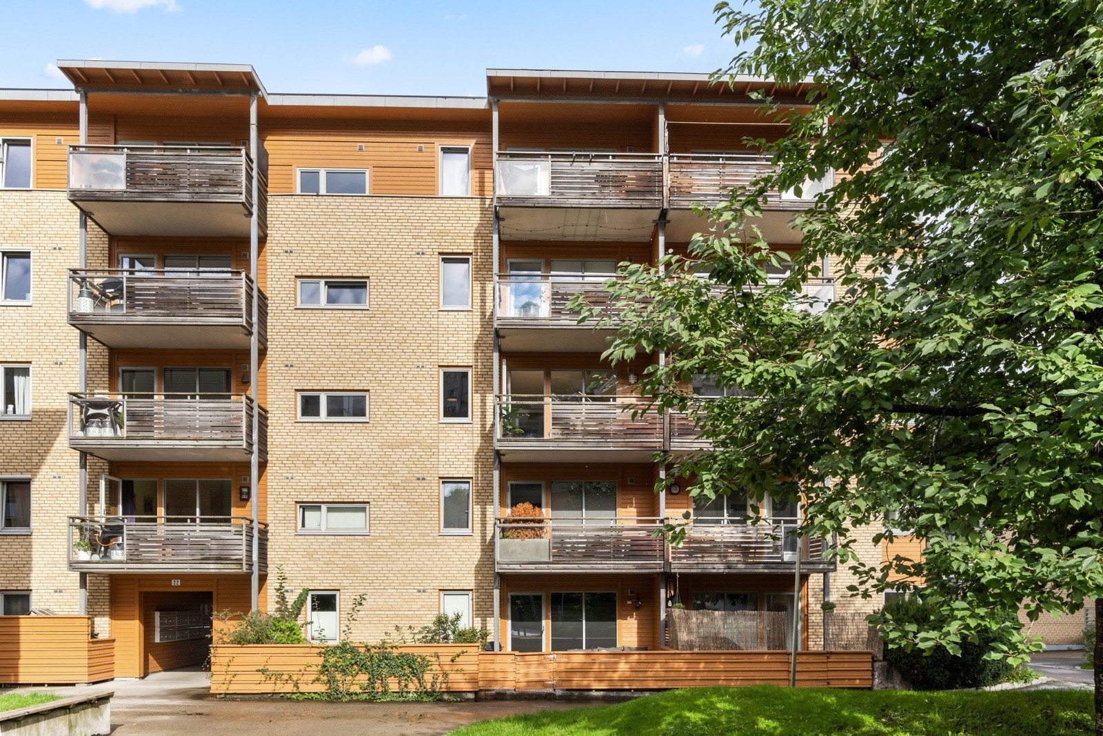 Borettslaget består av 44 andelsleiligheter. Galleribilde
