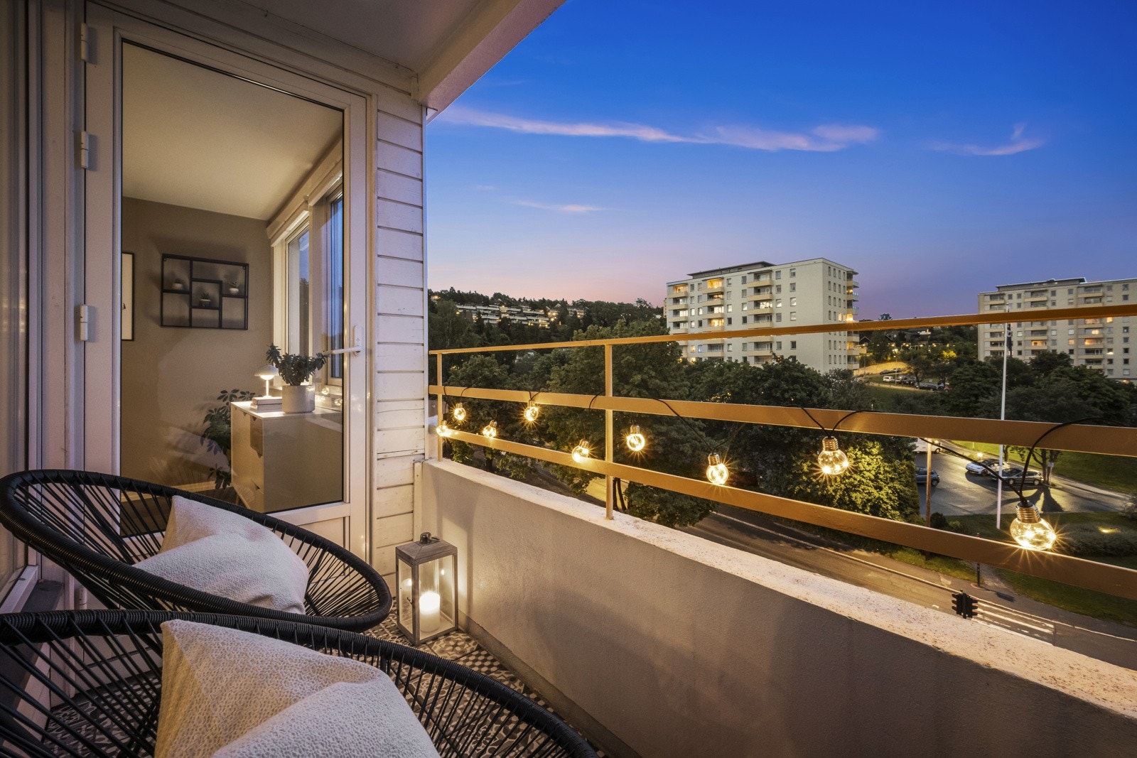 Balkong på ca. 3 m² Galleribilde