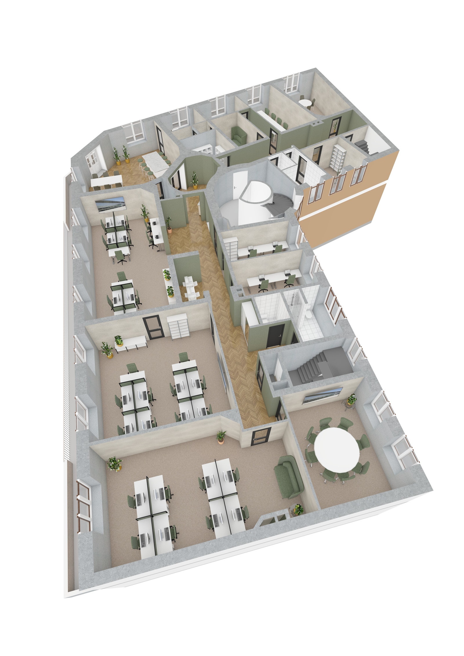 4. etg - forslag til planløsning Galleribilde