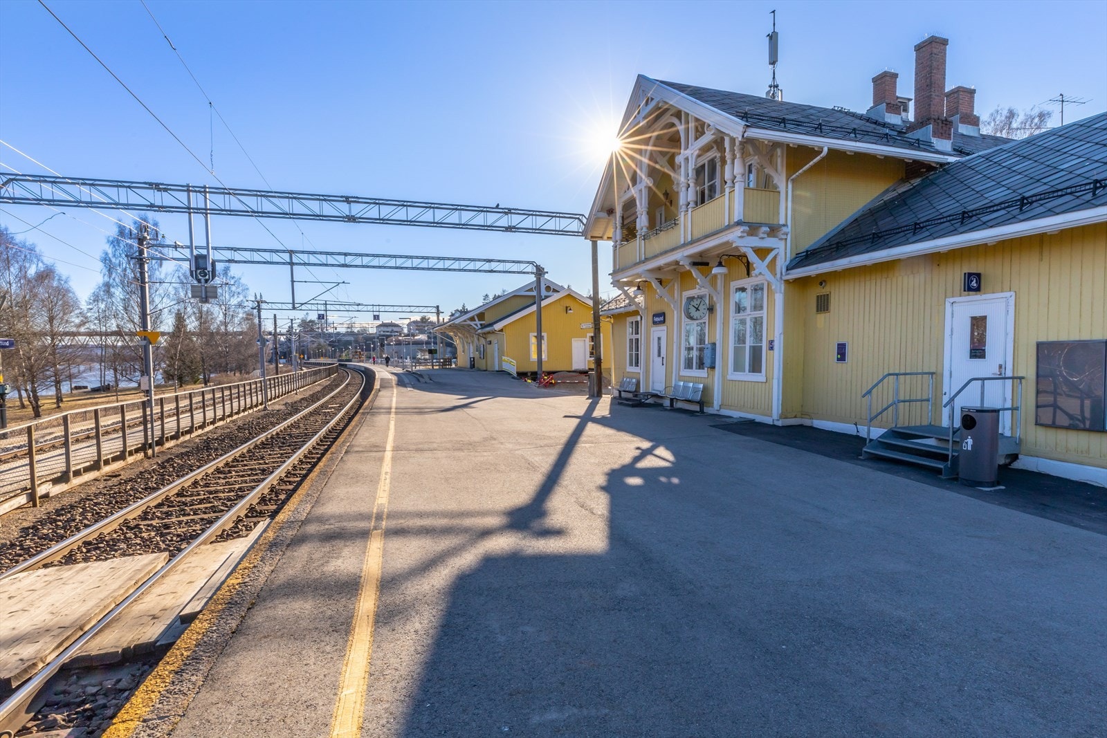Fetsund stasjon - Toget tar deg til Oslo S pa kun 20 minutter! Galleribilde