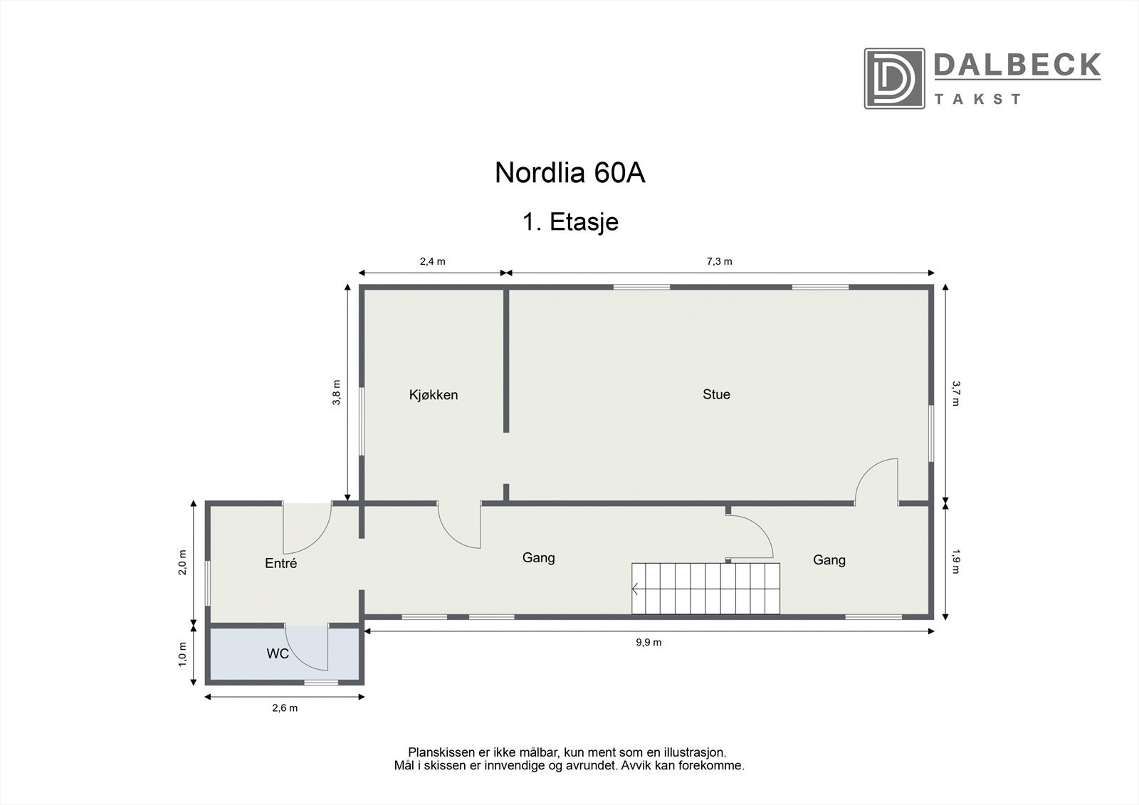 Nordlia 60A - 1. Etasje. Galleribilde