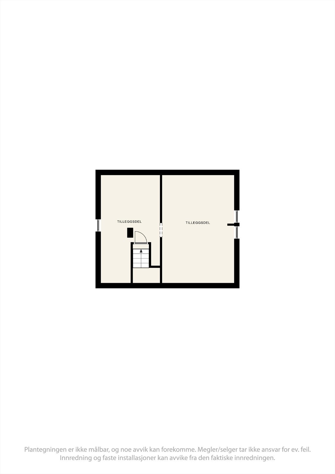 Plantegning loft garasje. Galleribilde