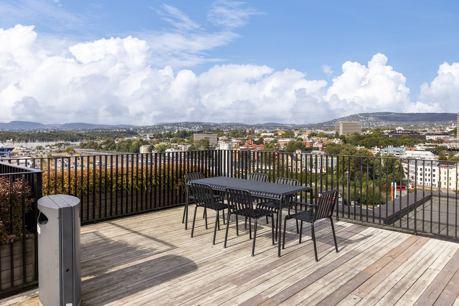 Sameiet kan by på en takterrasse med en suveren utsikt! Galleribilde