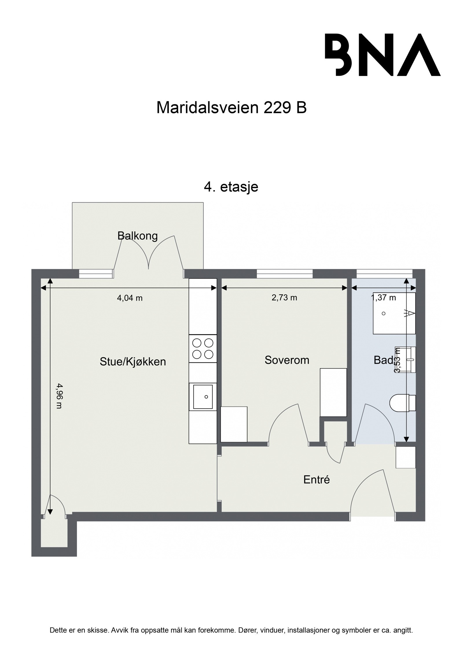 Plantegning Galleribilde