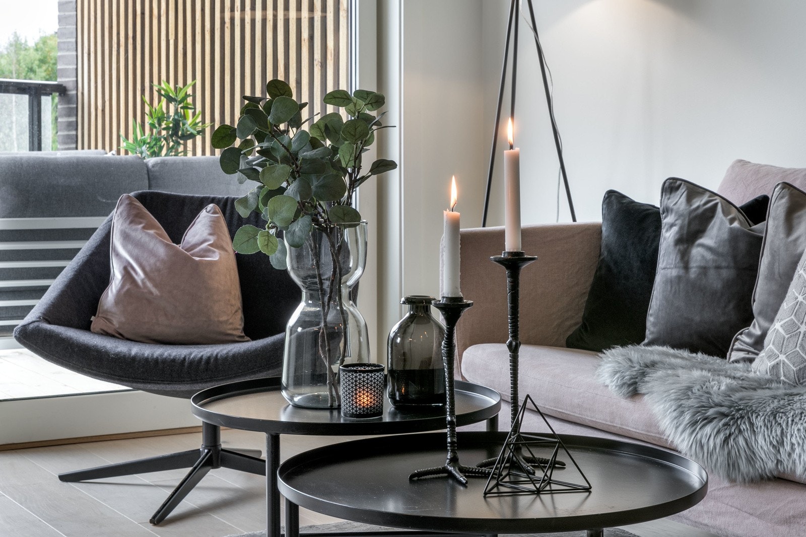 Detaljbilde stue. Galleribilde