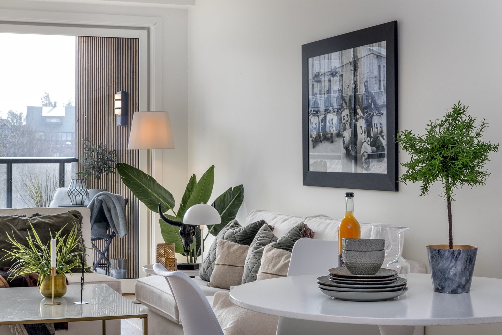 Detaljbilde stue. Galleribilde