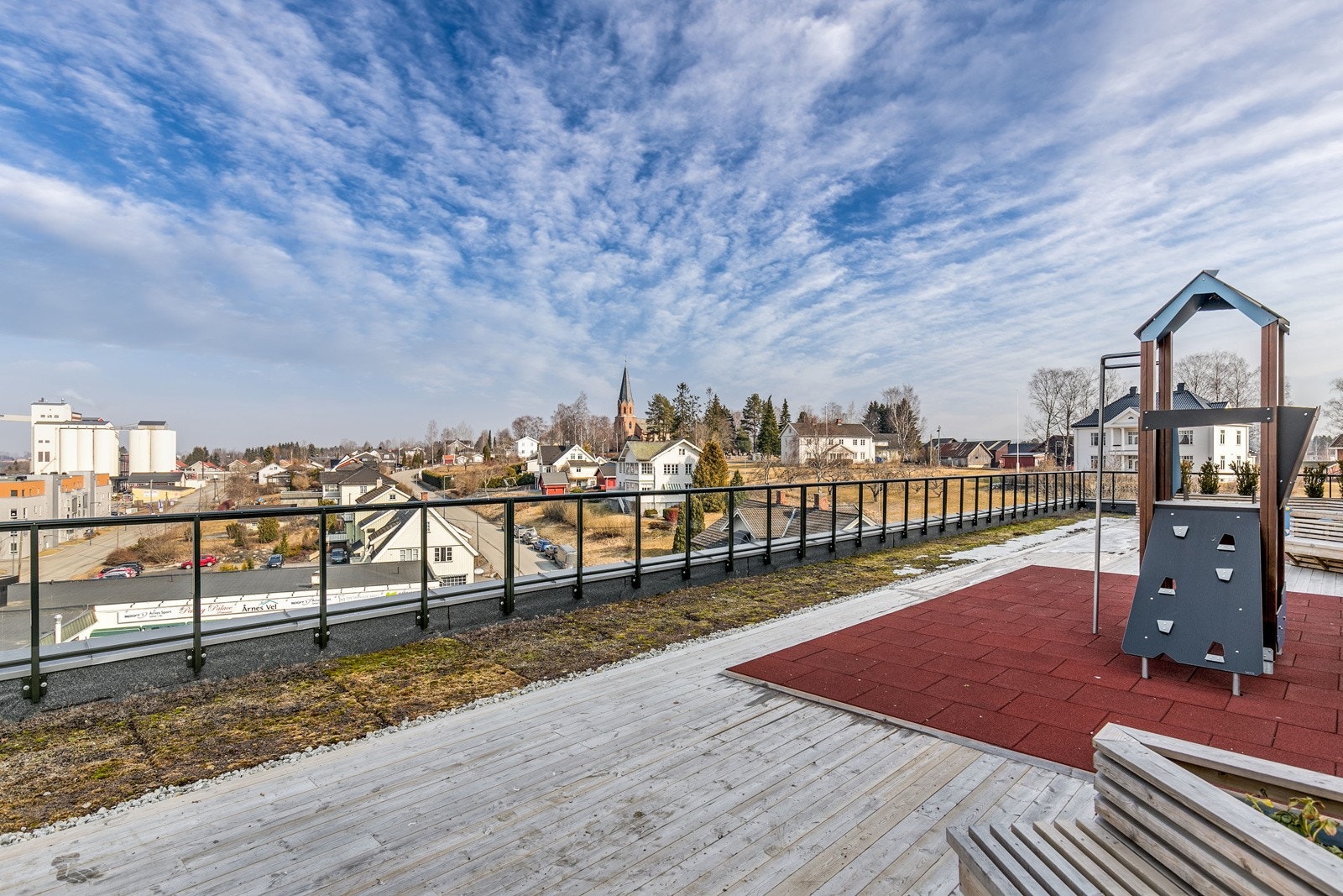 Felles takterrasse på plan 5 av bygget. Galleribilde