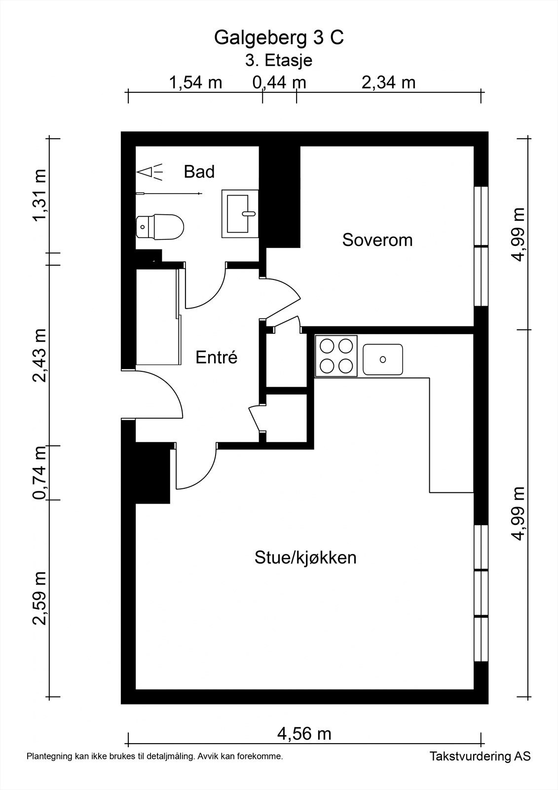 Plantegning Galleribilde