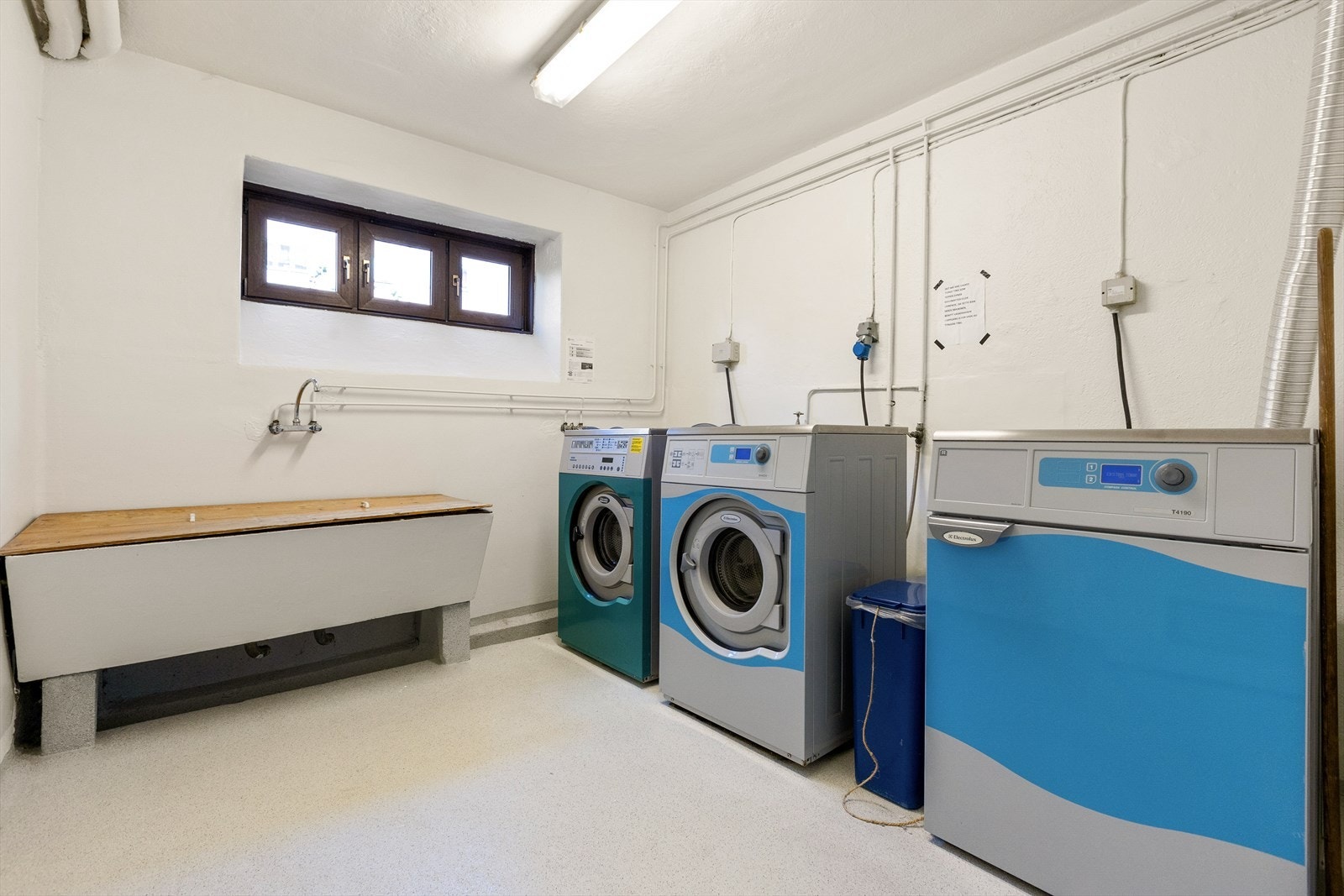 Borettslaget har et eget fellesvaskeri for beboerne. Galleribilde