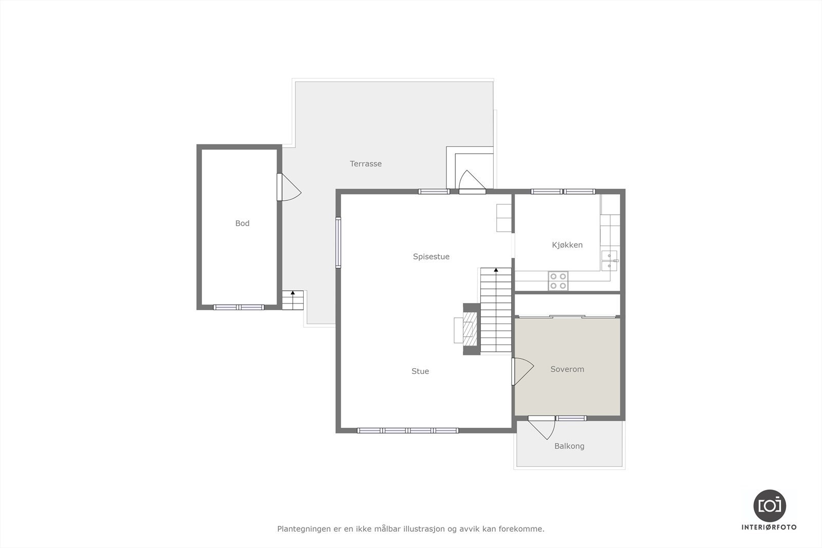 Plantegning Galleribilde