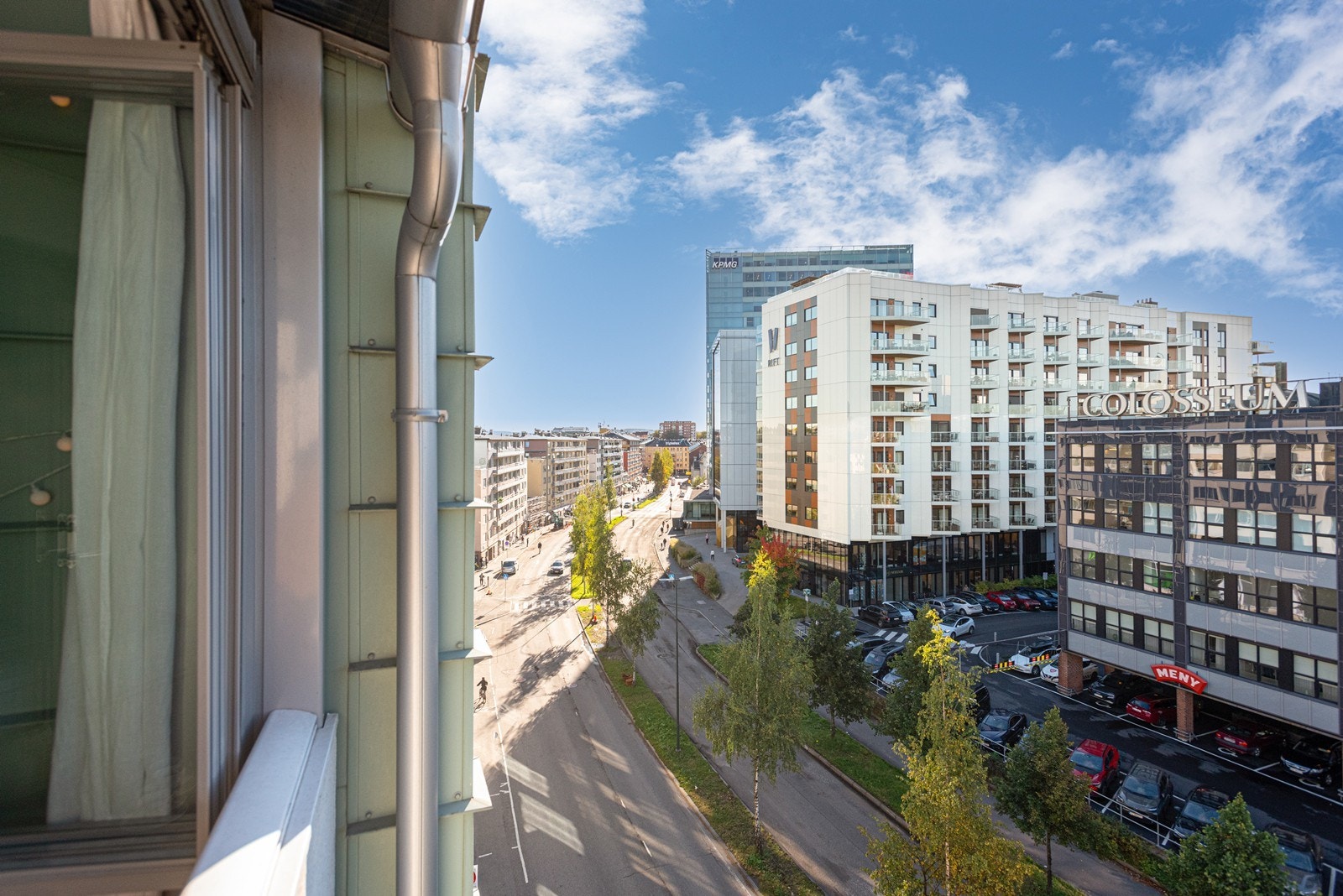 Utsikt mot Majorstuen. Kort gange til t-banen, Bogstadveien og alt området har å tilby Galleribilde