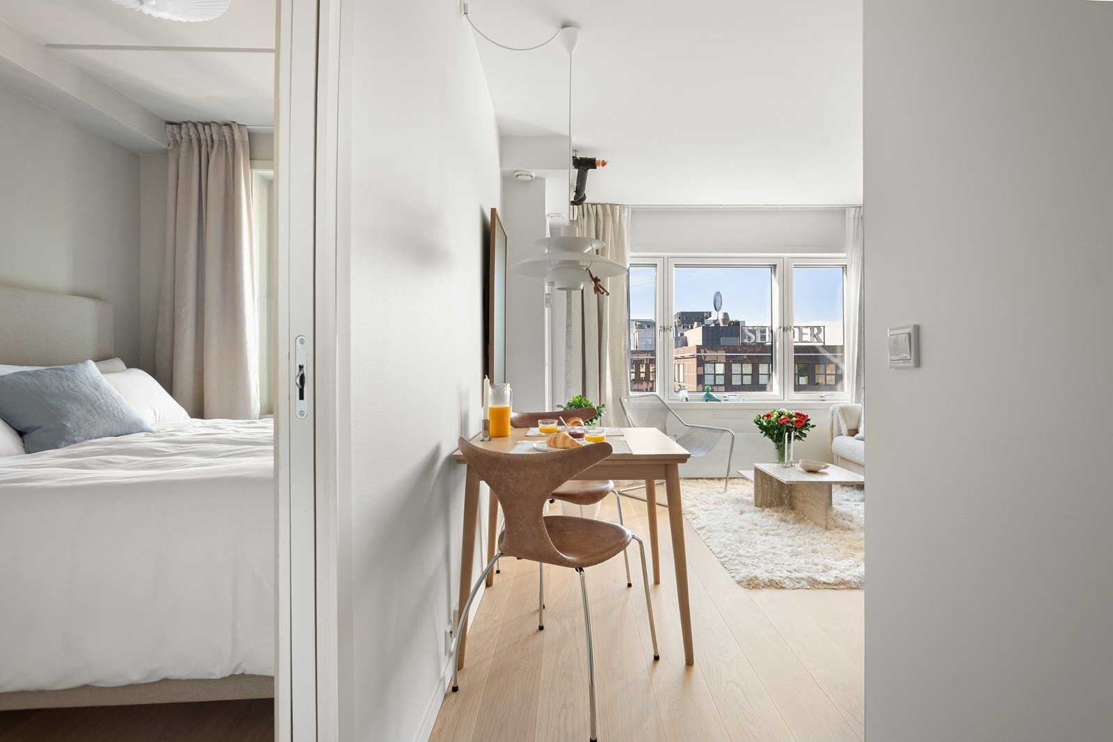 En lys og hyggelig 2-roms med perfekt planløsning Galleribilde