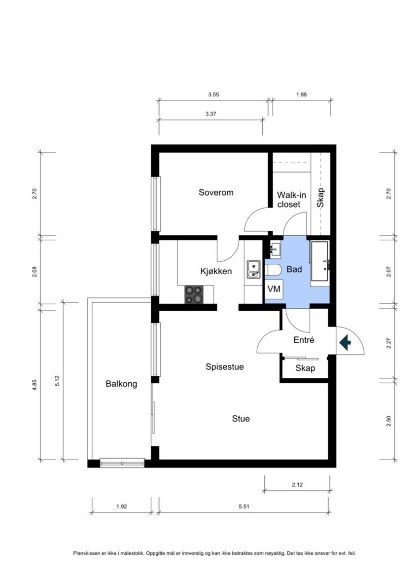 Plantegning Galleribilde