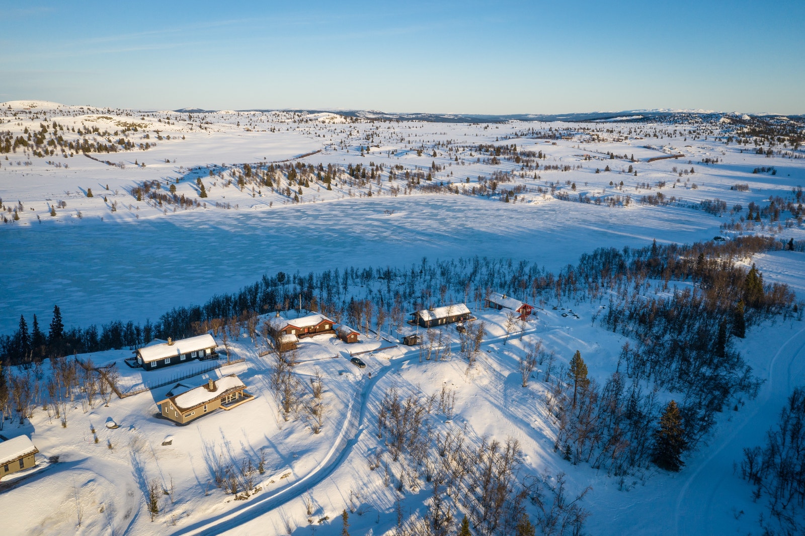 Området – vinter Galleribilde