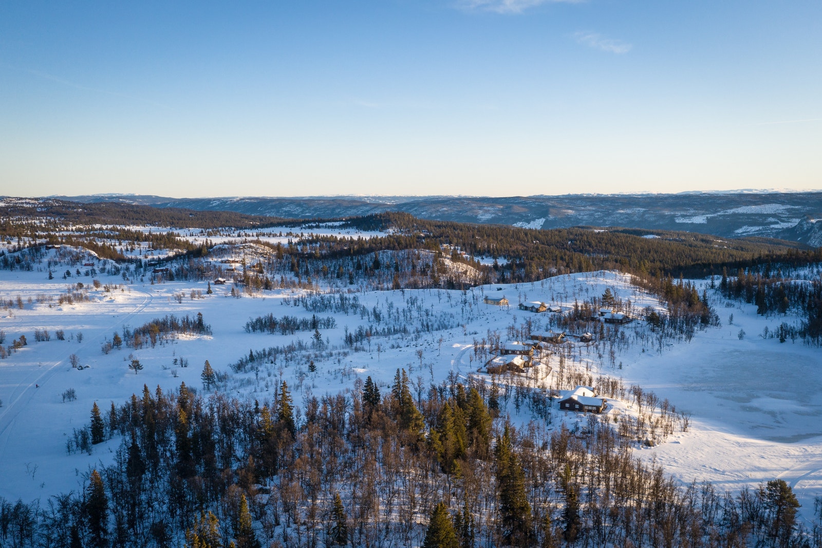 Området – vinter Galleribilde