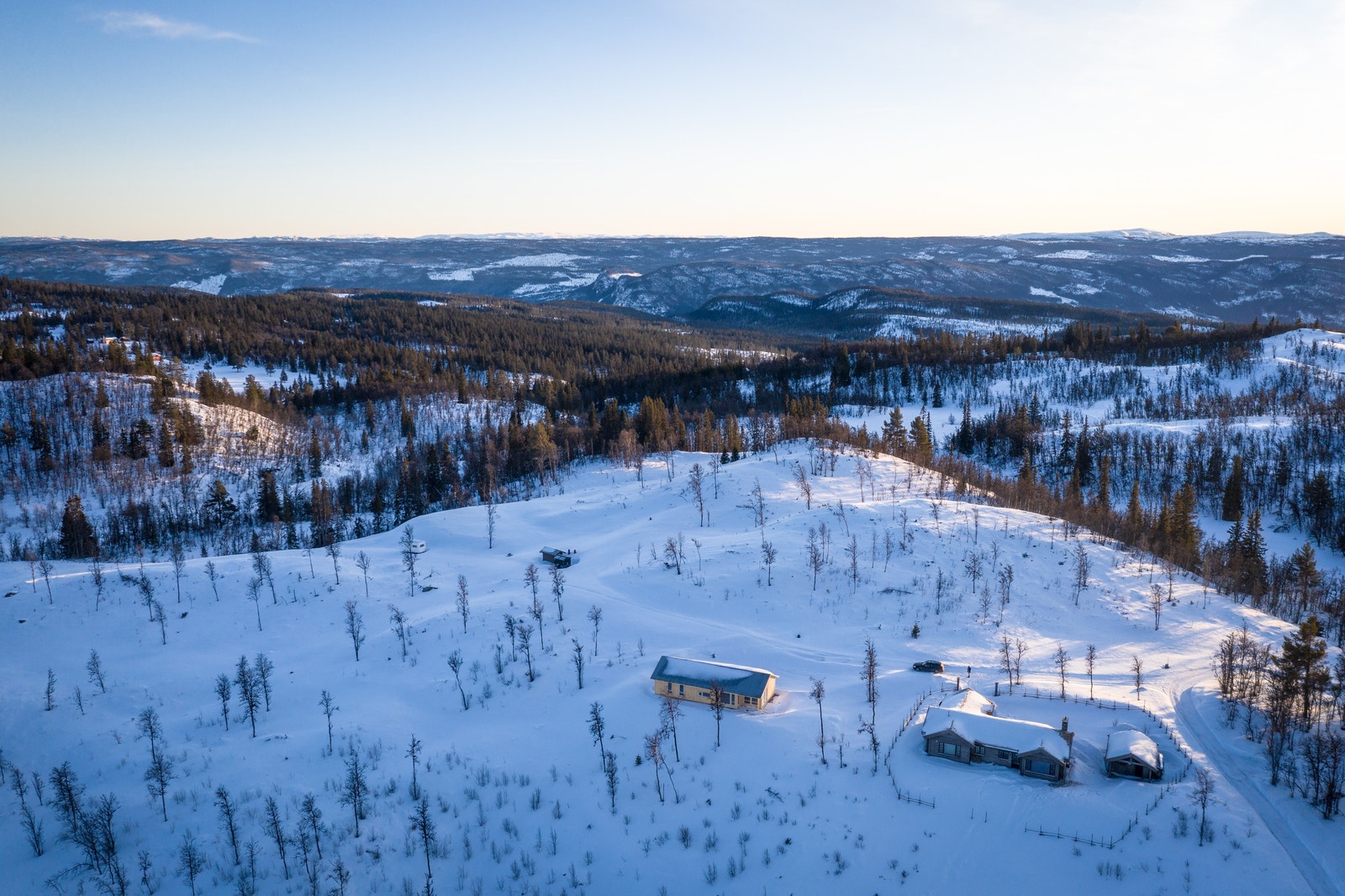 Området – vinter Galleribilde