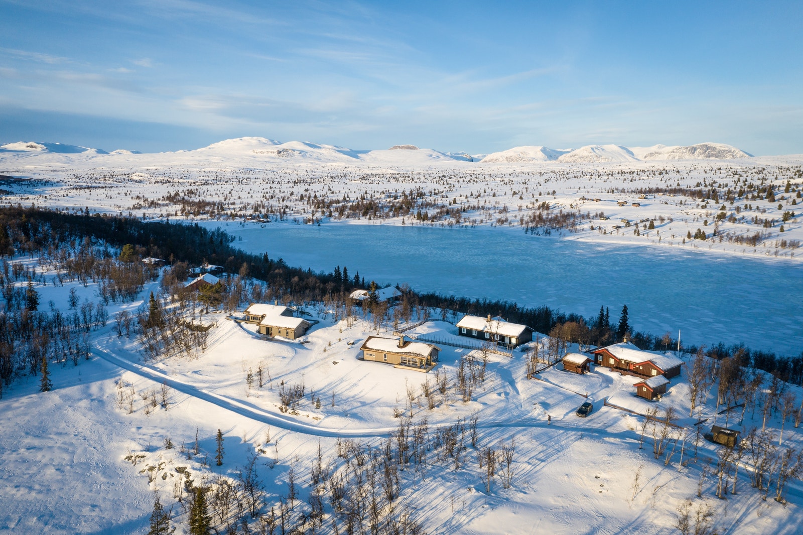 Området – vinter Galleribilde