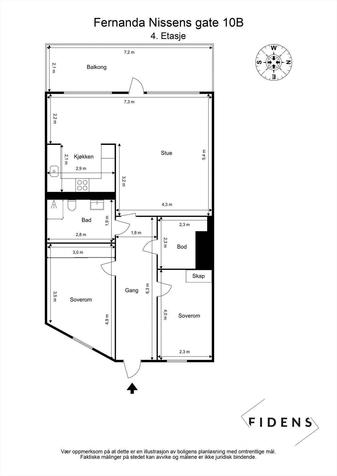 Plantegning Galleribilde