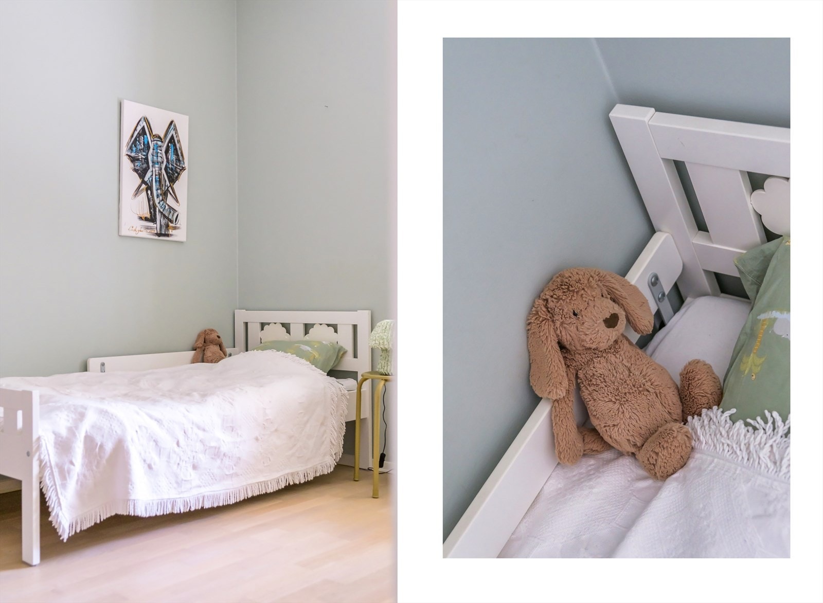 Rommet har flere bruksmuligheter og passer utmerket som gjesteværelse, barnerom eller kontor Galleribilde