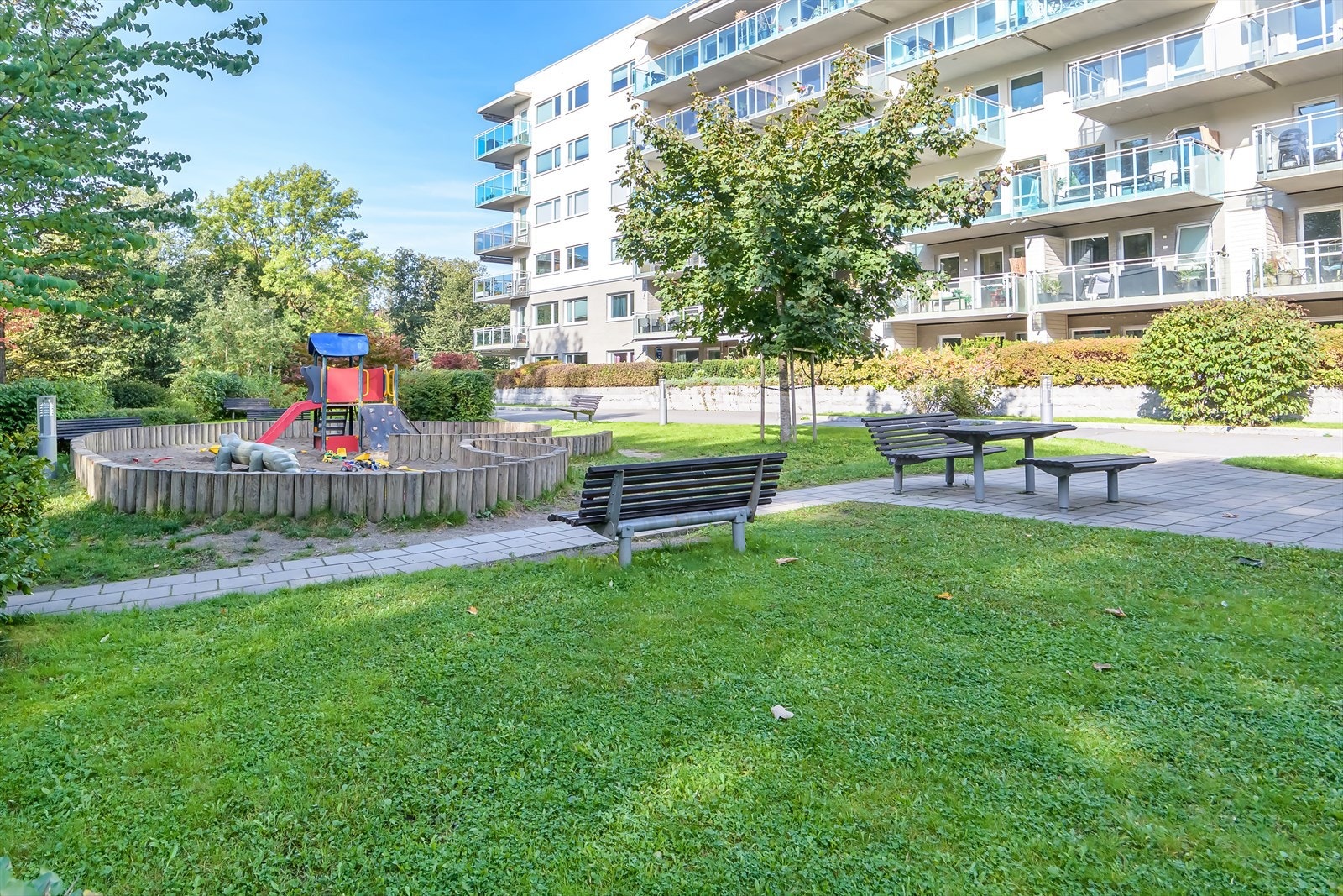 Flott lekeplass for de yngste i nærheten Galleribilde