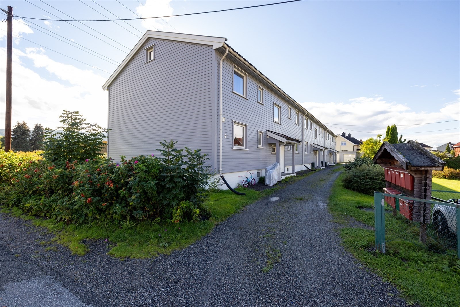 Grønt og frodig fellesområde Galleribilde