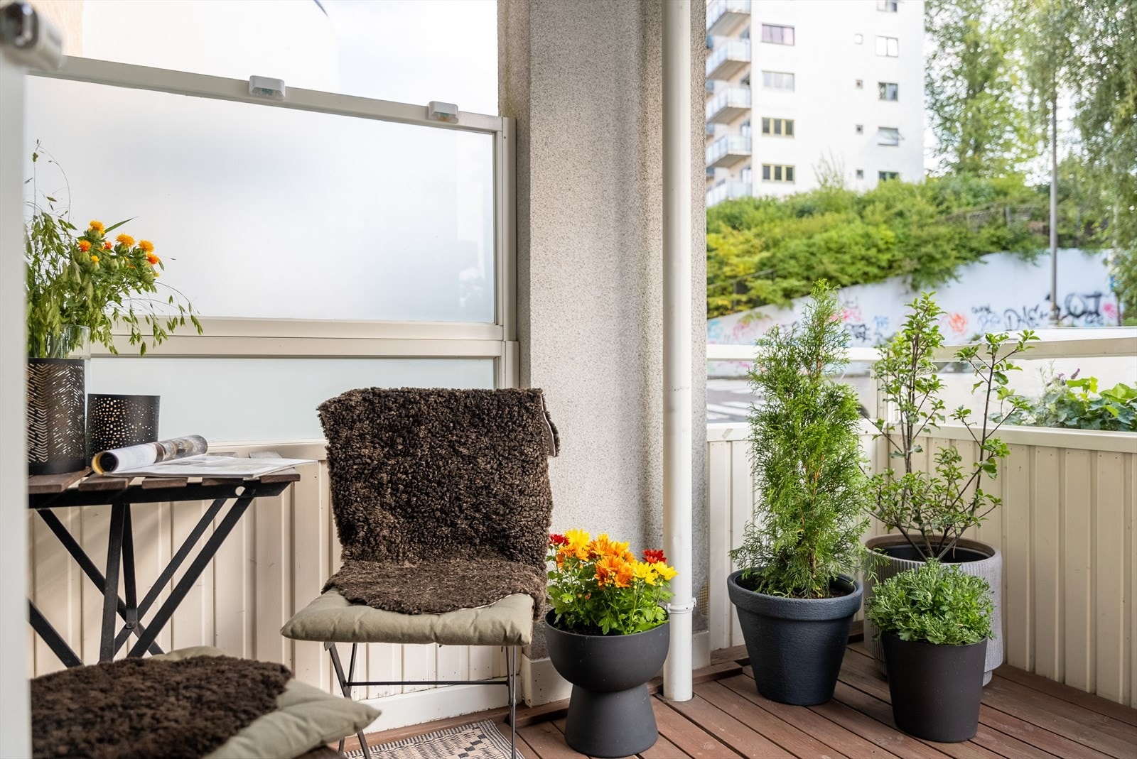 Her kan morgenkaffen nytes i fred og ro. Galleribilde